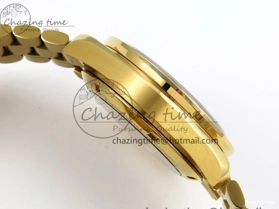 0204 Speedmaster YG RMF Best Edition YG Black Dial on YG Bracelet Lemania HW Durable 7725